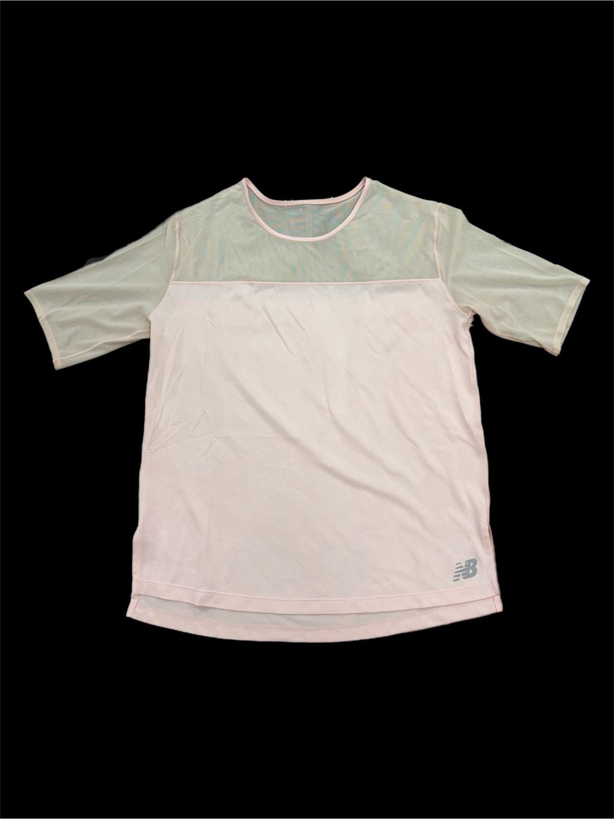 New Balance New Balance Shirt Mesh Short Sleeve Running Athletic Top Size M / US 6-8 / IT 42-44 - 1 Thumbnail