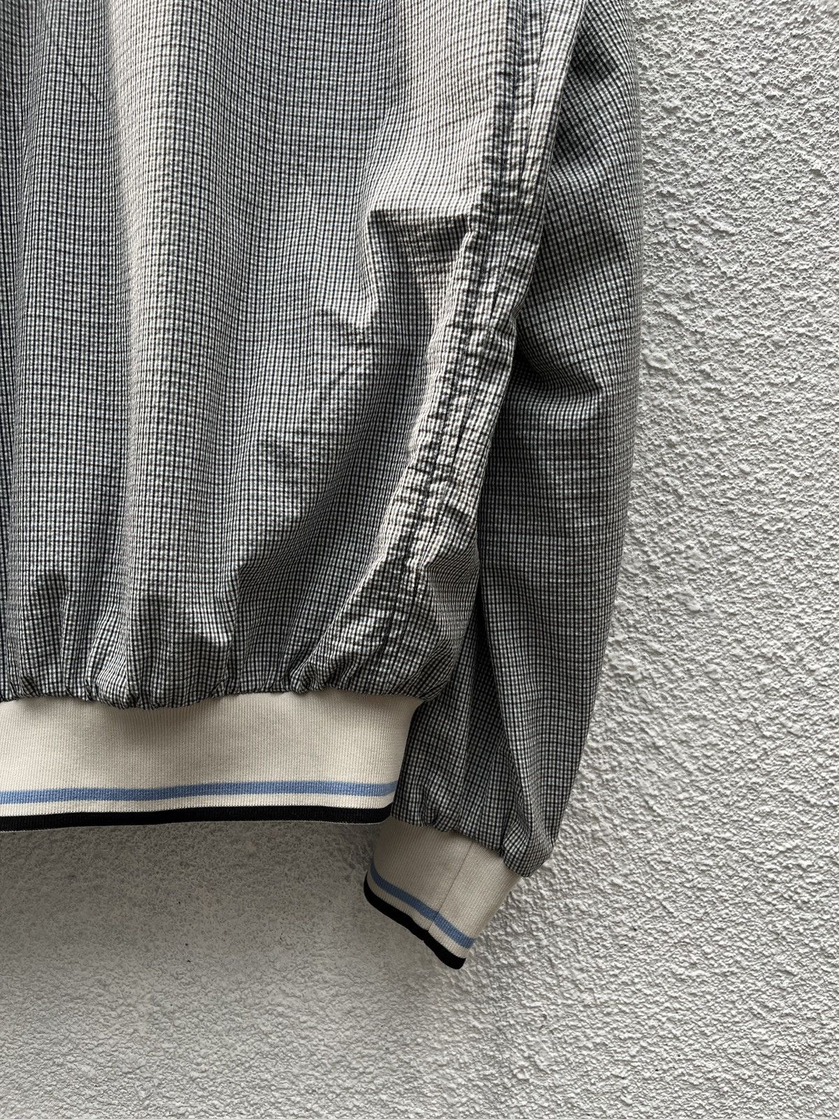 Prada SS09 Prada Blue Chic Squared Light Bomber Jacket Size US L / EU 52-54 / 3 - 16 Thumbnail