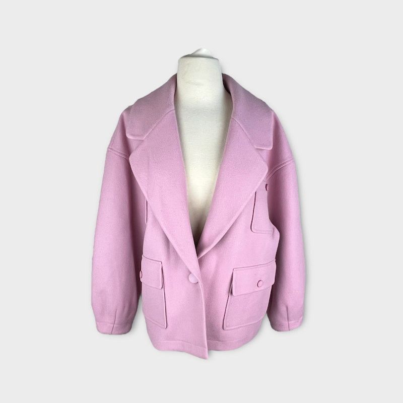 Nordstrom Aves Les Filles | Lavender Pink Coat | Size Large Size L / US 10 / IT 46 - 3 Thumbnail