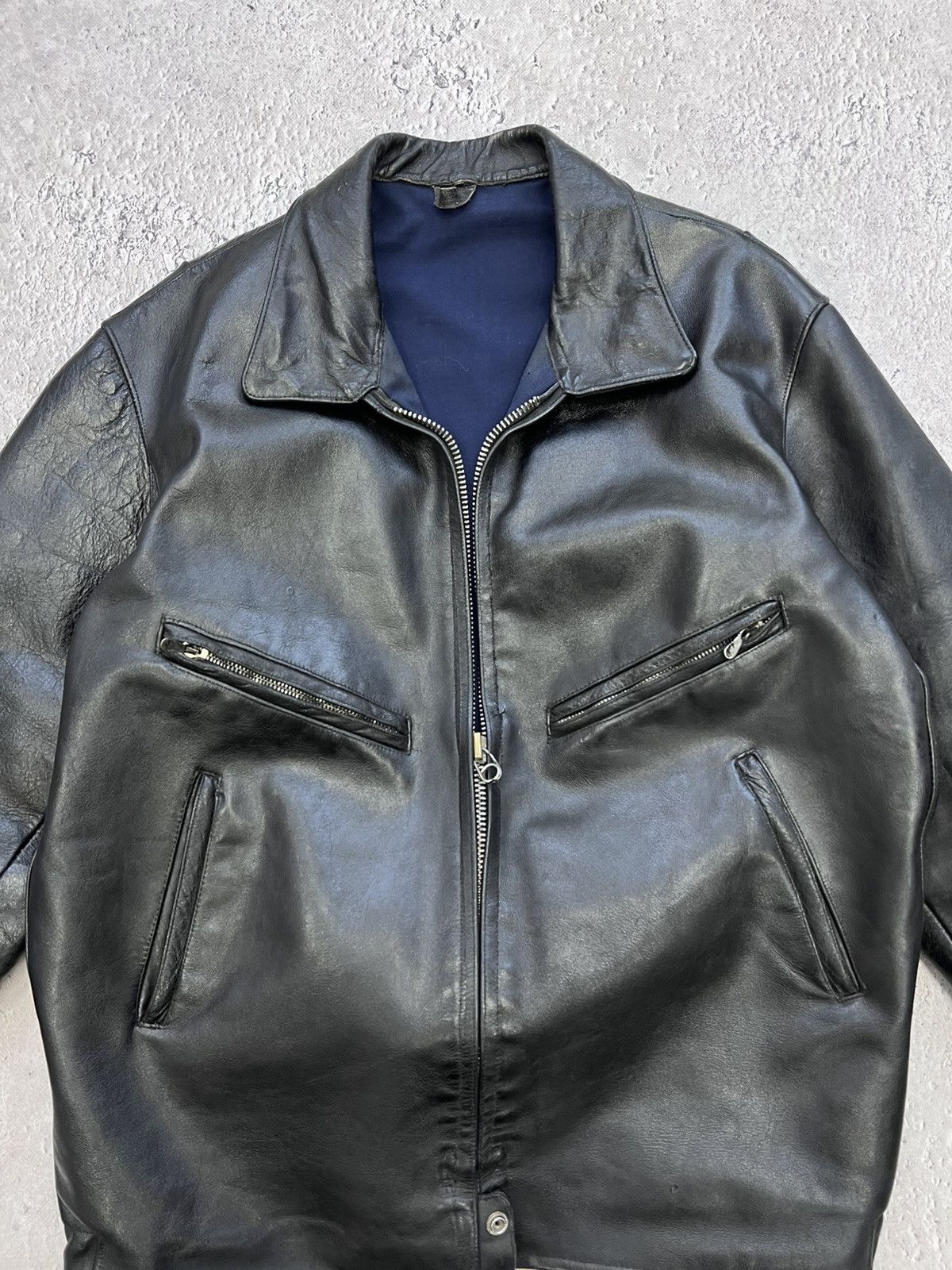 Other Cropped racing Real Leather Vintage Avantgarde Jacket Size US L / EU 52-54 / 3 - 4 Thumbnail