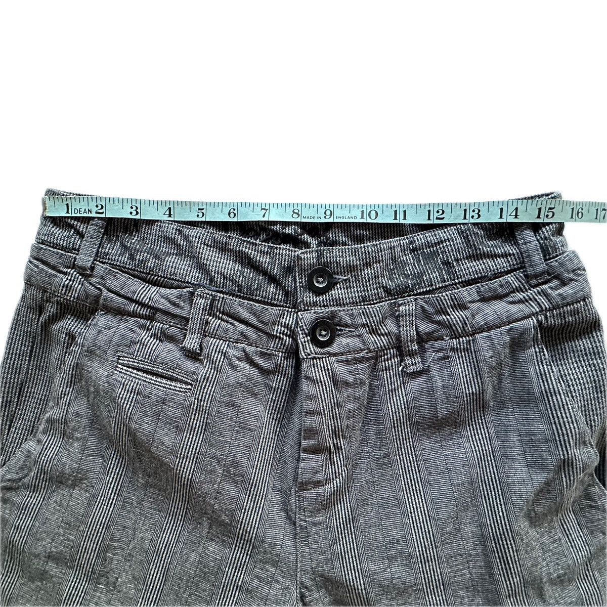 Desigual Desigual Pinstripe Trousers Double Button Waist EU 30 US 10 Size 25" / US 0 / IT 36 - 13 Thumbnail