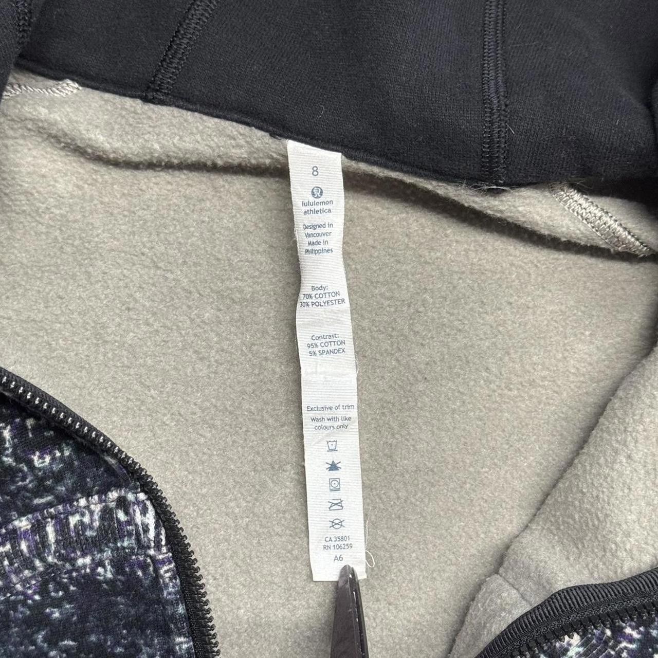 Lululemon Lululemon Scuba Zip Up Jacket Indigo & White Size M / US 6-8 / IT 42-44 - 6 Thumbnail
