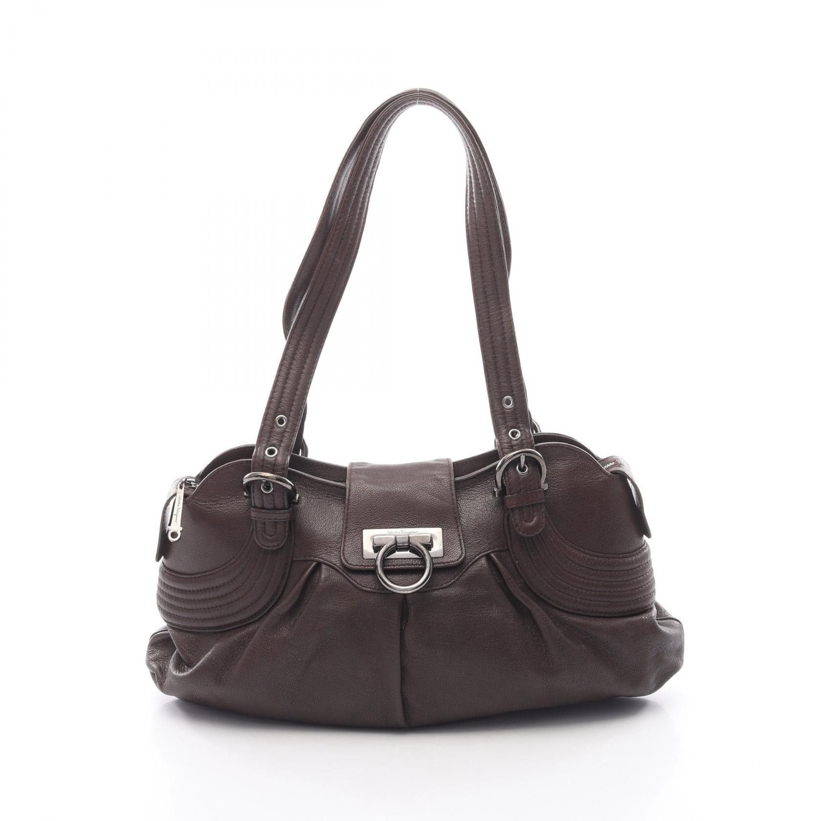 Salvatore Ferragamo Salvatore Ferragamo Salvatore Ferragamo Leather Handbag Leather Handbag DUTY FREE for USA Size ONE SIZE - 1 Thumbnail