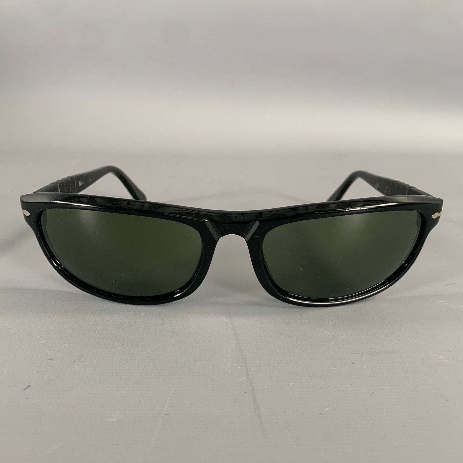 Persol PERSOL Black Silver Sunglasses Size ONE SIZE - 1 Thumbnail