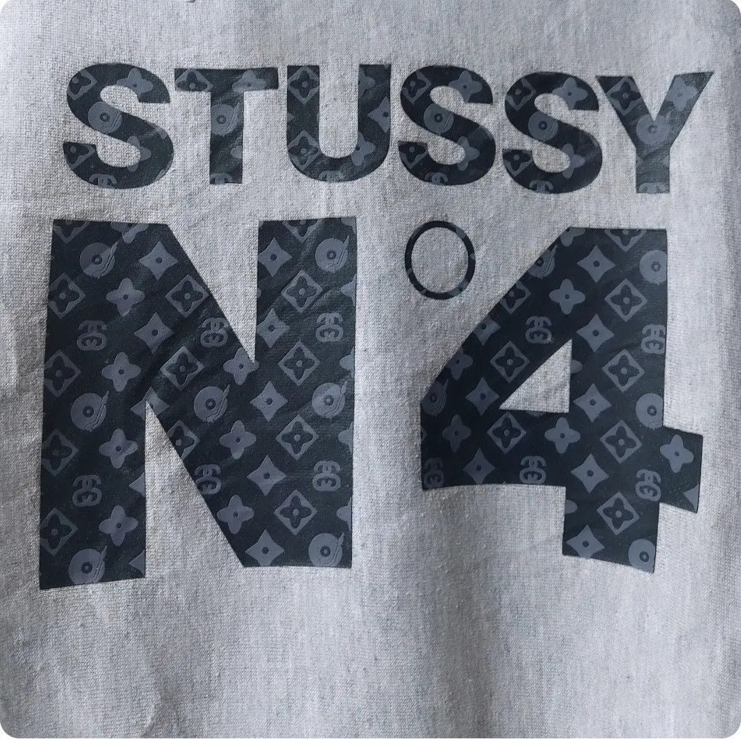 Stussy 🔥Rare🔥90's STUSSY N4 Louis Vuitton Monogram Pullover Size US L / EU 52-54 / 3 - 9 Thumbnail
