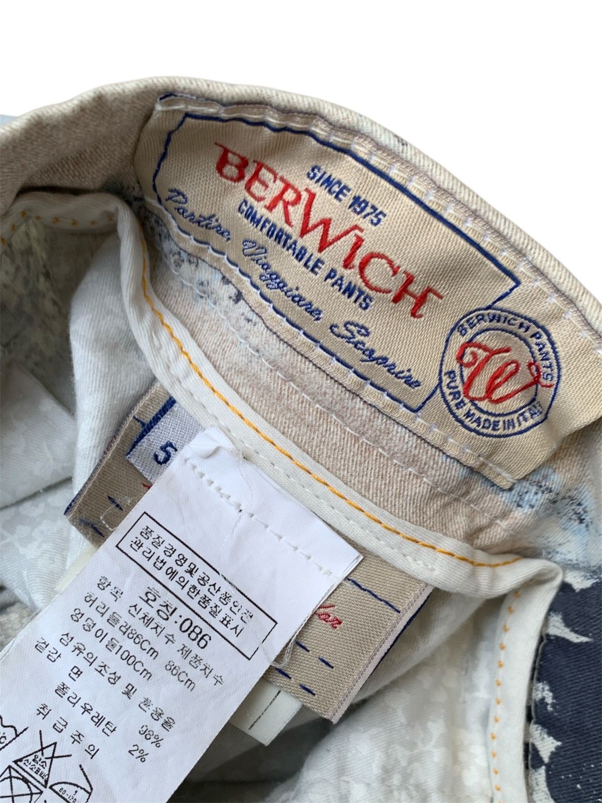Vintage Vintage RARE Berwich Italyan Printed Size US 33 - 8 Thumbnail