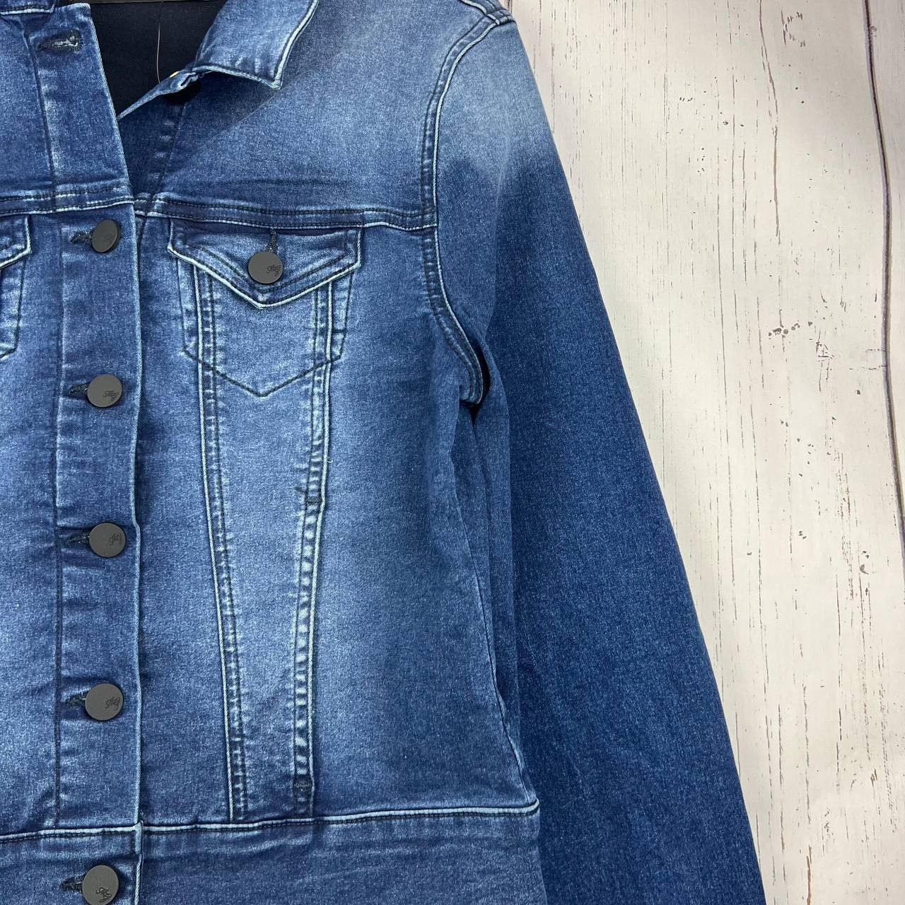 Mavi Mavi Small Cropped Slim Fit Stretchable Denim Jeans Jacket Size S / US 4 / IT 40 - 5 Thumbnail