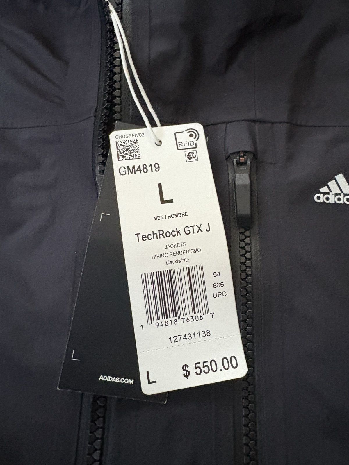 Adidas Adidas Terrex Goretex Techrock GTX Pro J Black L GM4819 BNWT Size US L / EU 52-54 / 3 - 3 Thumbnail