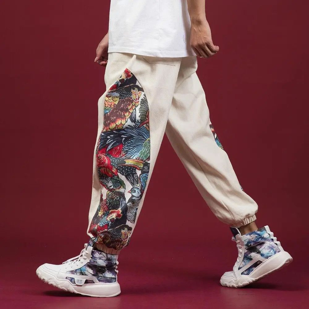 Japanese Brand × Jean Harem Pants, Streetwear Unisex Casual Size US 28 / EU 44 - 2 Thumbnail