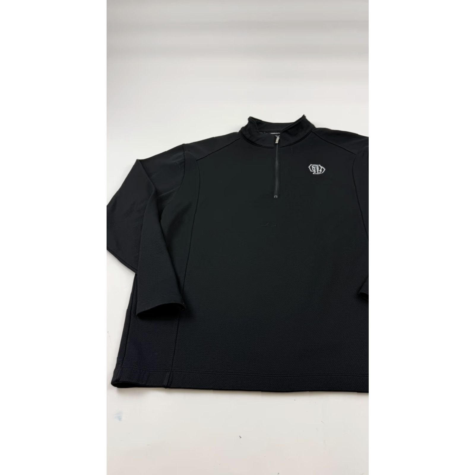 Nike Nike Golf Pullover Mens XL Black Quarter Zip Mock Neck PV Logo Performance Layer Size US XL / EU 56 / 4 - 3 Thumbnail