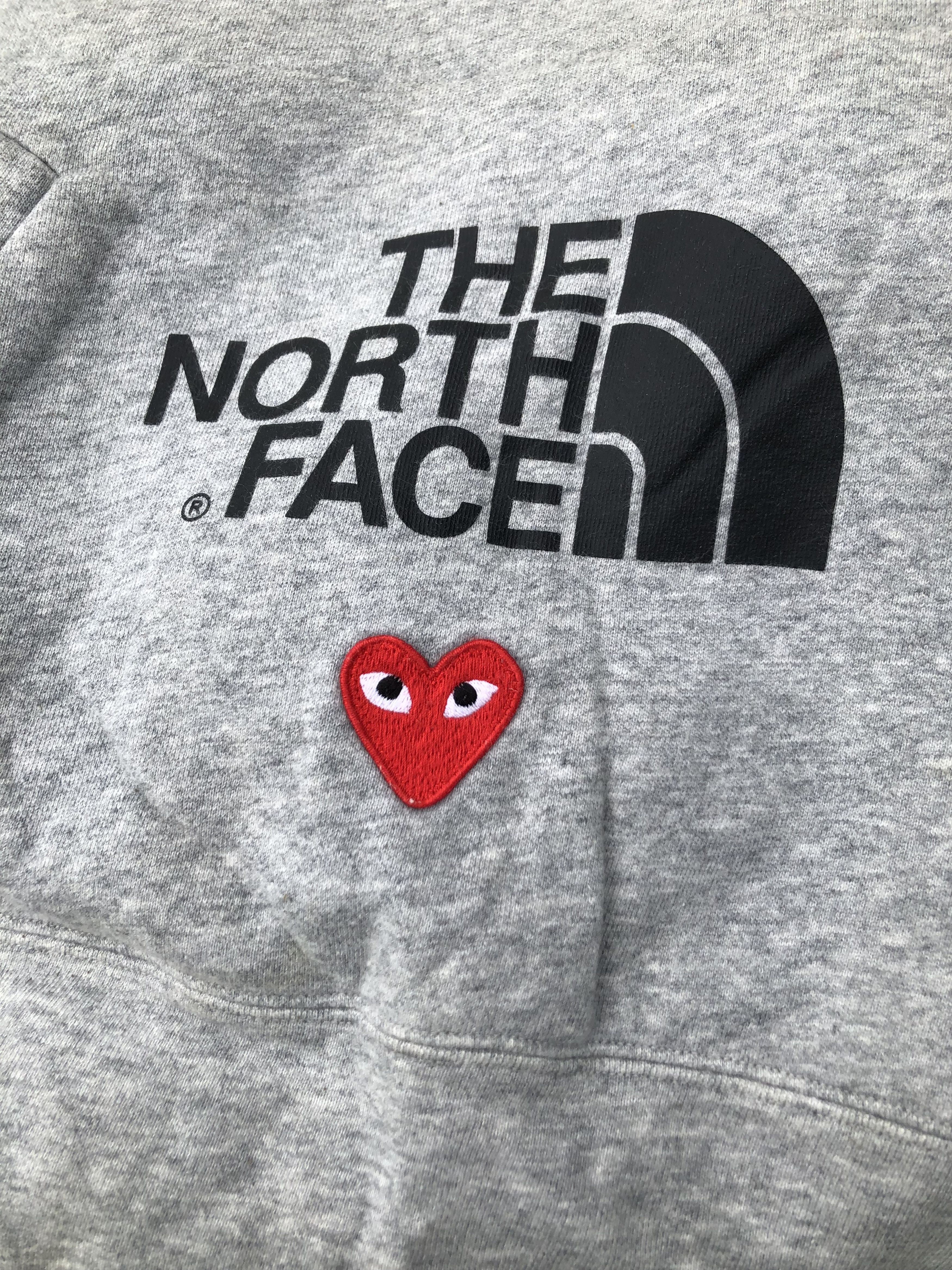 Comme des Garcons Play come des garcons x The north face hoodie gray 20AW Size US L / EU 52-54 / 3 - 6 Thumbnail