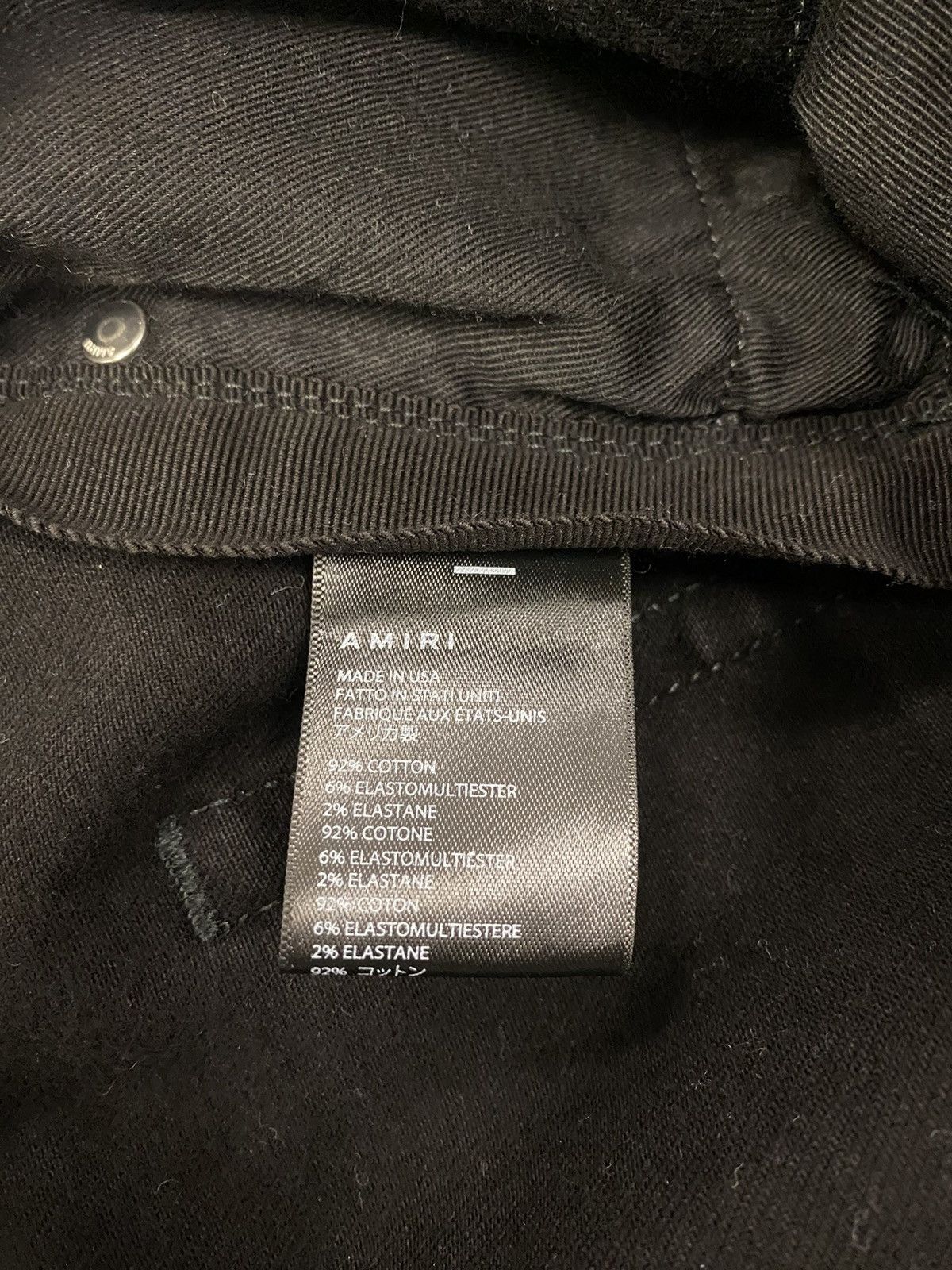 Amiri Amiri Black Stack Denim Size US 38 / EU 54 - 9 Thumbnail