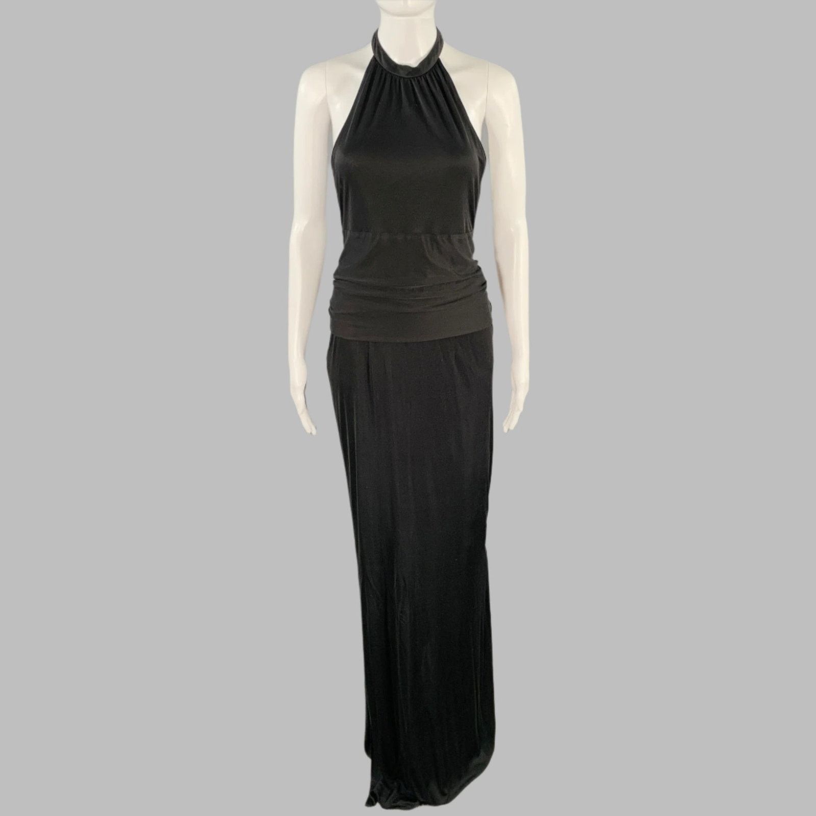 Agent Provocateur AGENT PROVOCATEUR Size 3 Black Silk Halter Cocktail Dress Size XS / US 0-2 / IT 36-38 - 1 Thumbnail