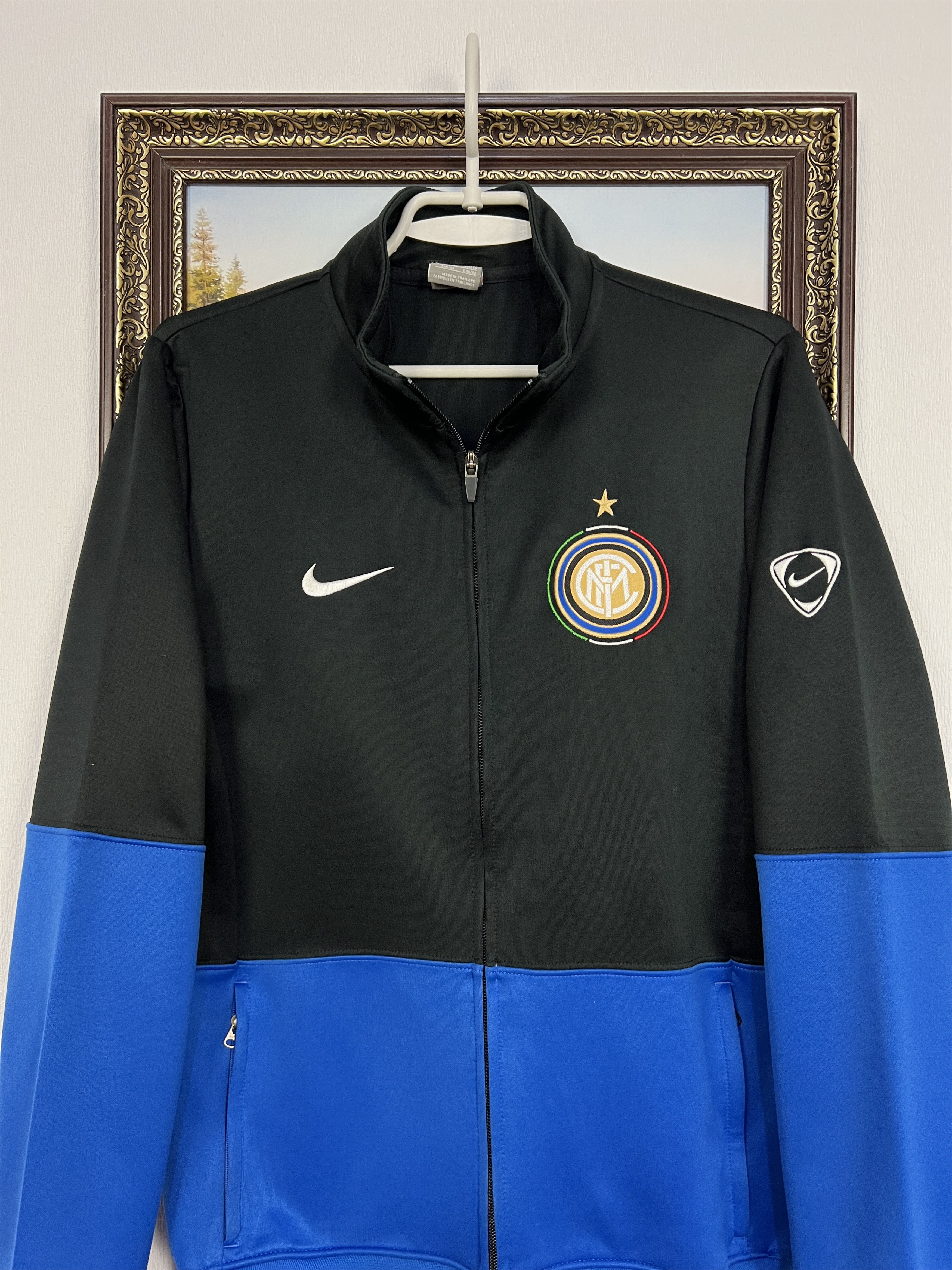 Nike Vintage Nike Inter Milan Football Jacket Soccer Track Top Size US M / EU 48-50 / 2 - 2 Thumbnail