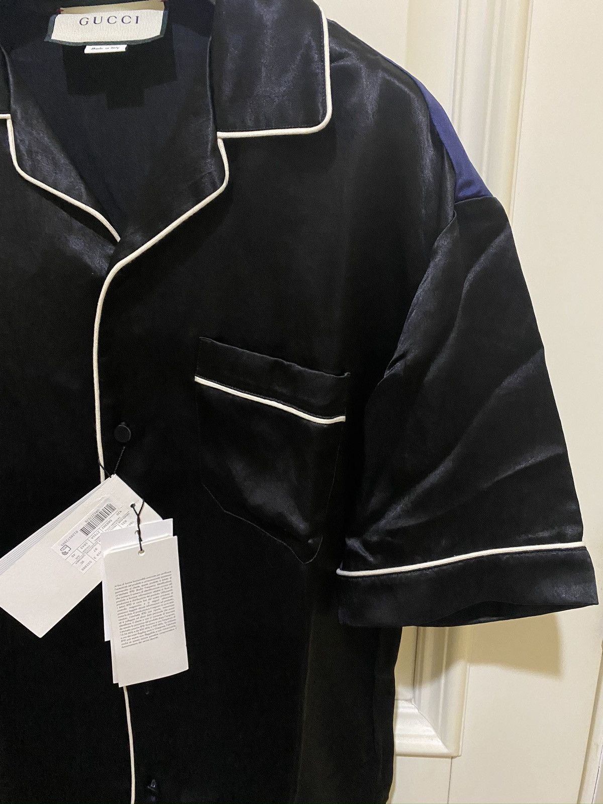 Gucci Black short sleeve shirt Sz48 Size US M / EU 48-50 / 2 - 4 Thumbnail