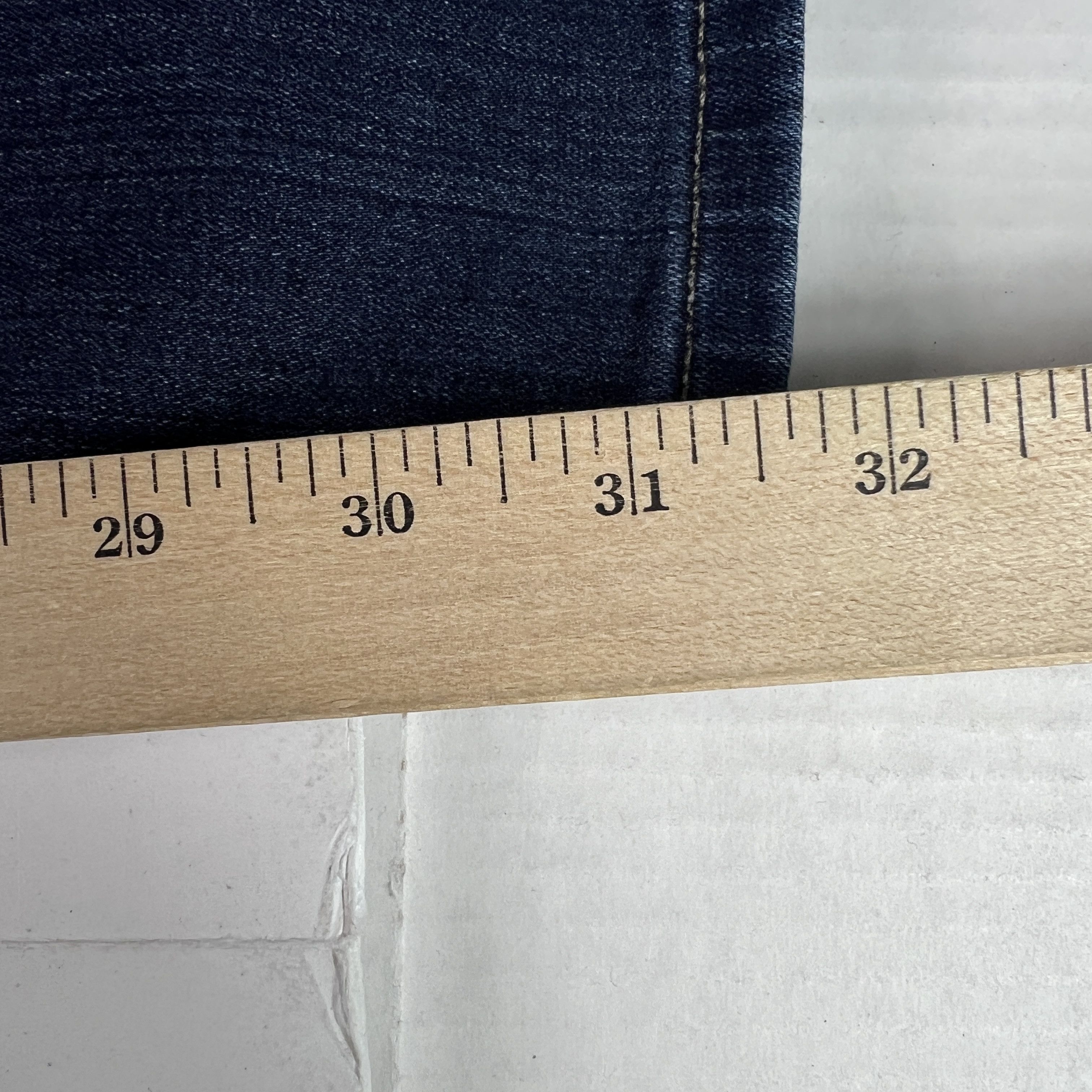 Paige Paige Jeans Lennox Slim Fit Straight Dark Blue Stretch Denim Size US 28 / EU 44 - 15 Thumbnail