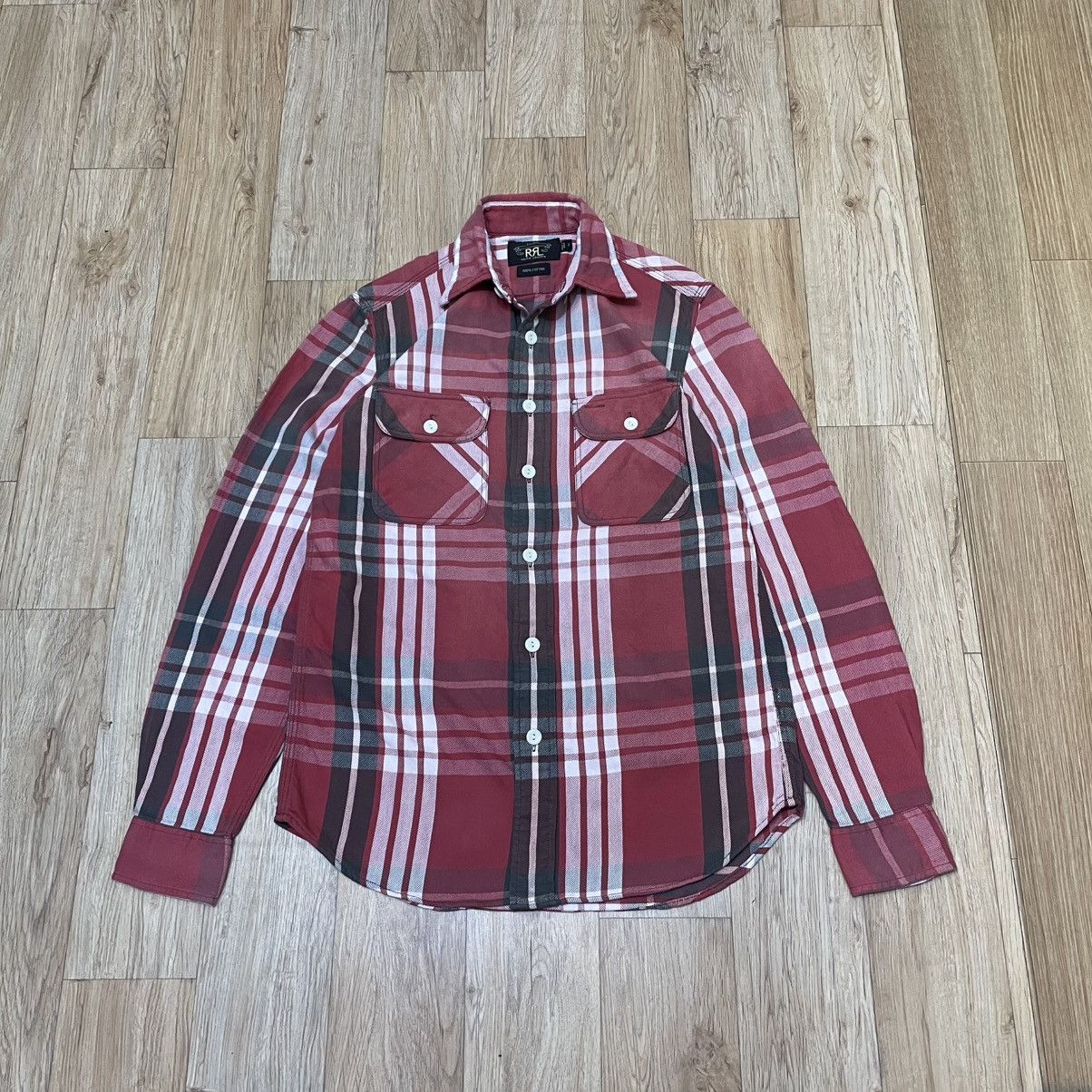 RRL Ralph Lauren Double RL Ralph Lauren Plaid Shirt Size US S / EU 44-46 / 1 - 1 Thumbnail