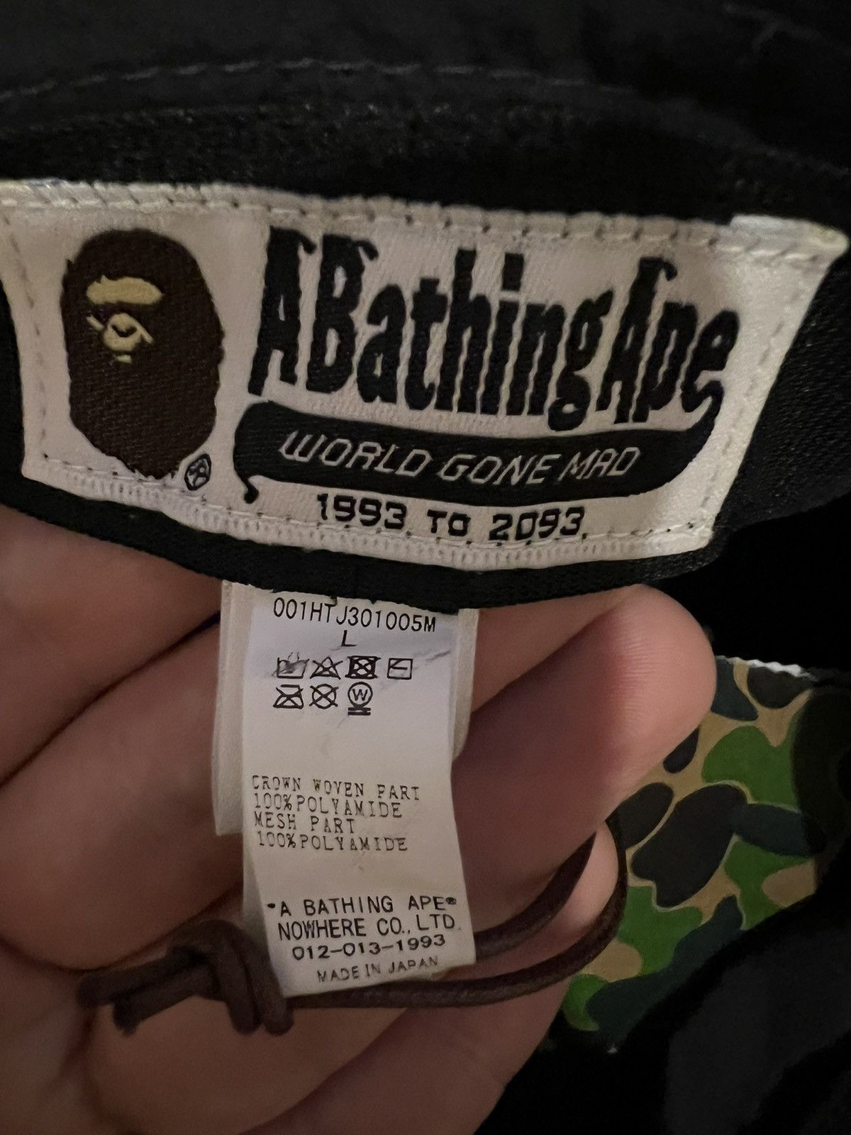Bape College Mesh Bucket Hat Size ONE SIZE - 9 Thumbnail
