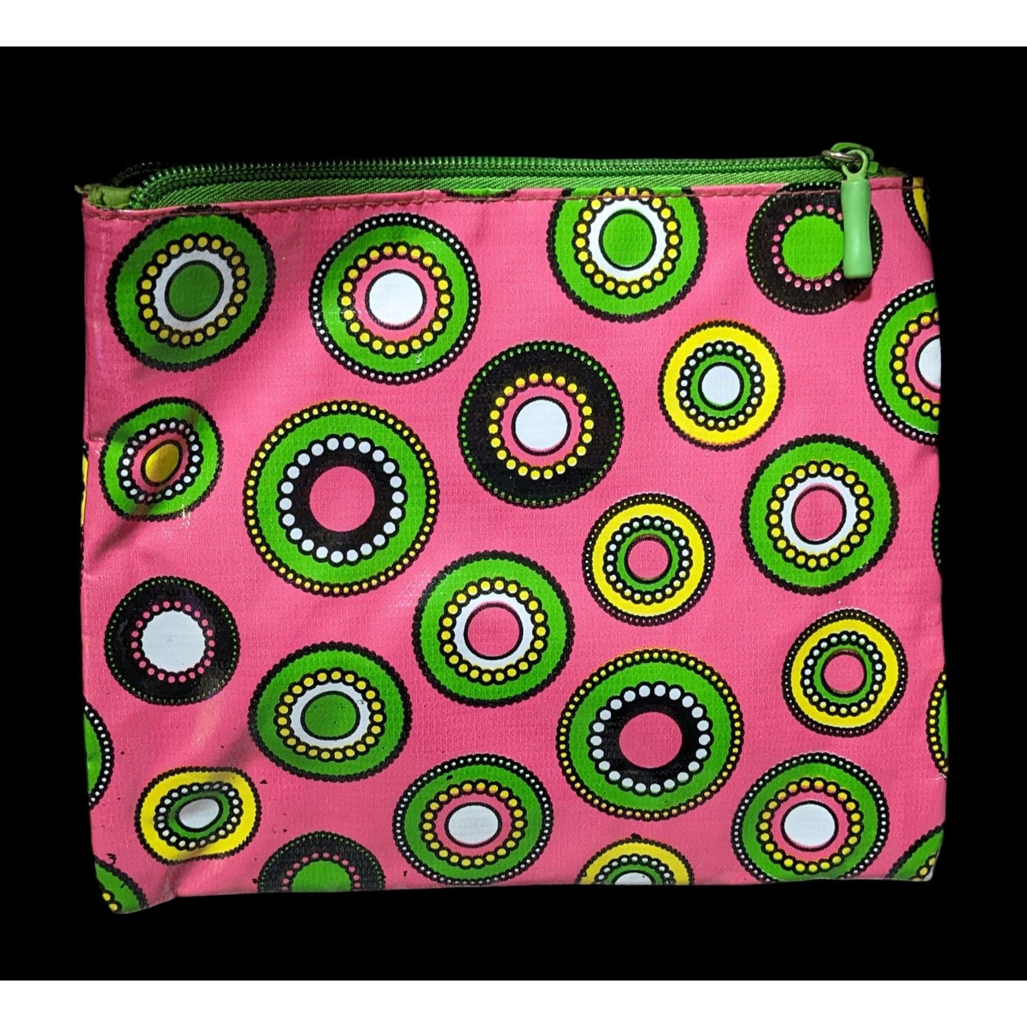 Other Green And Pink Mod Travel Pouch by Mainstreet Collection Size ONE SIZE - 2 Thumbnail