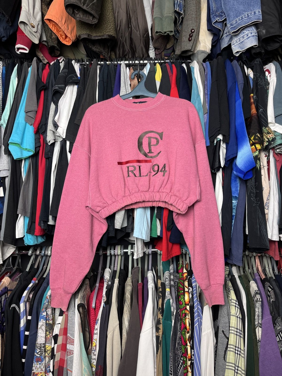 Polo Ralph Lauren × Ralph Lauren RALPH LAUREN CP RL 94 REWORKED BOXY FIT SWEATHSIRT - 1335 Size US XL / EU 56 / 4 - 1 Thumbnail