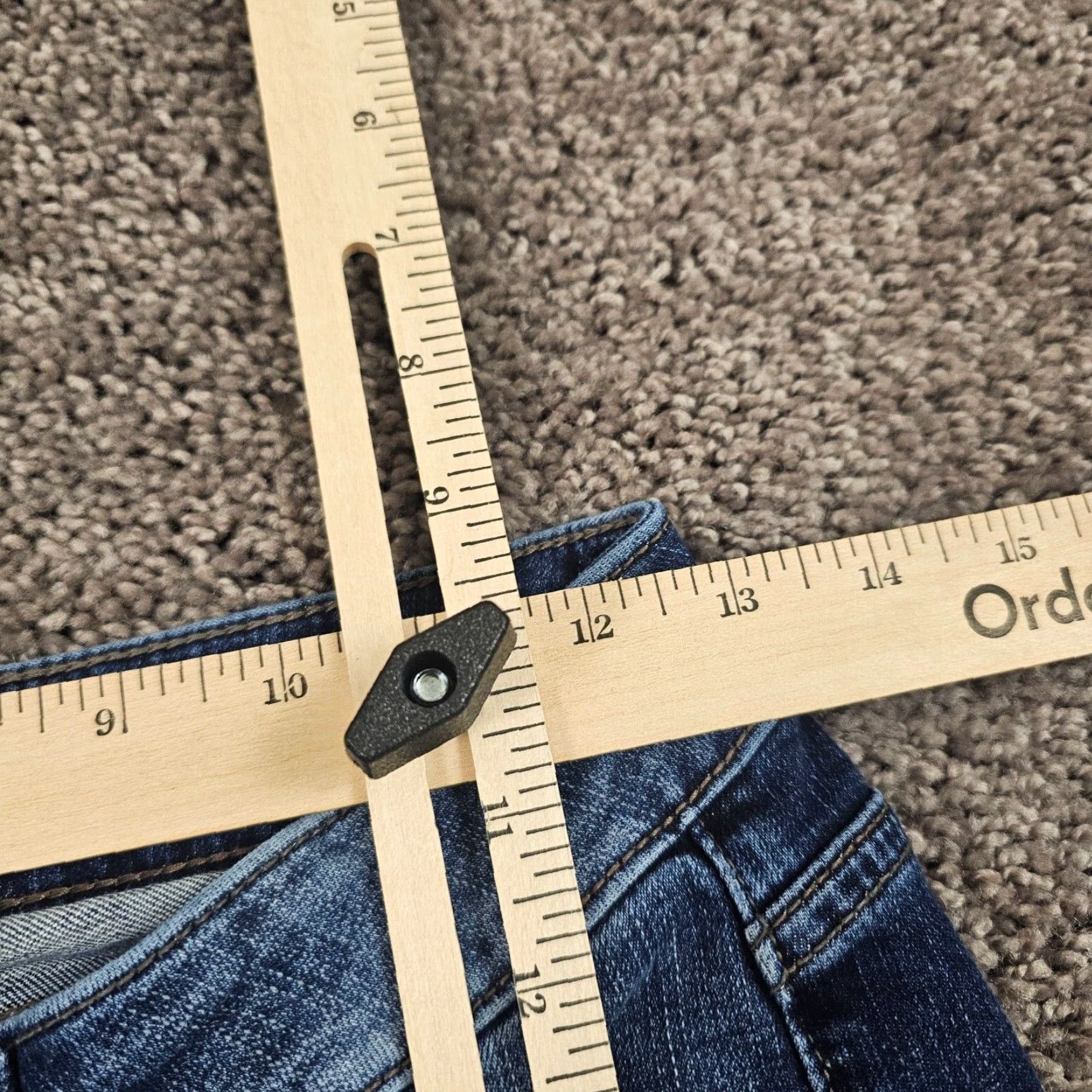 Silver Jeans Co. VINTAGE Silver Jeans Womens Stretch Straight Jeans 26 Low Rise Dark Wash Cotton Blend Blue 90s Womens Size 25" / US 0 / IT 36 - 5 Thumbnail