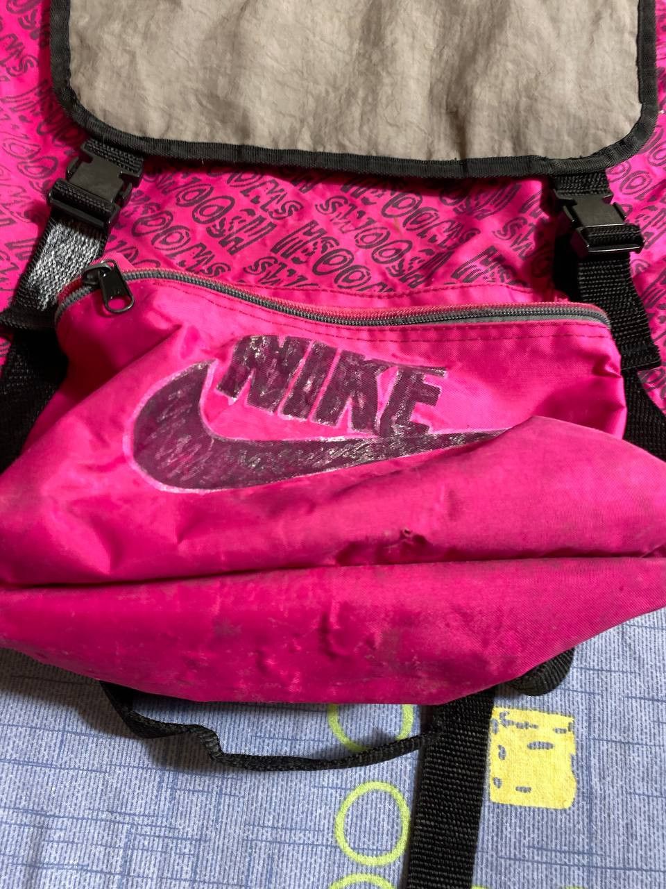Nike Vintage 90s Y2K Nike Bag Backpack Size ONE SIZE - 2 Thumbnail