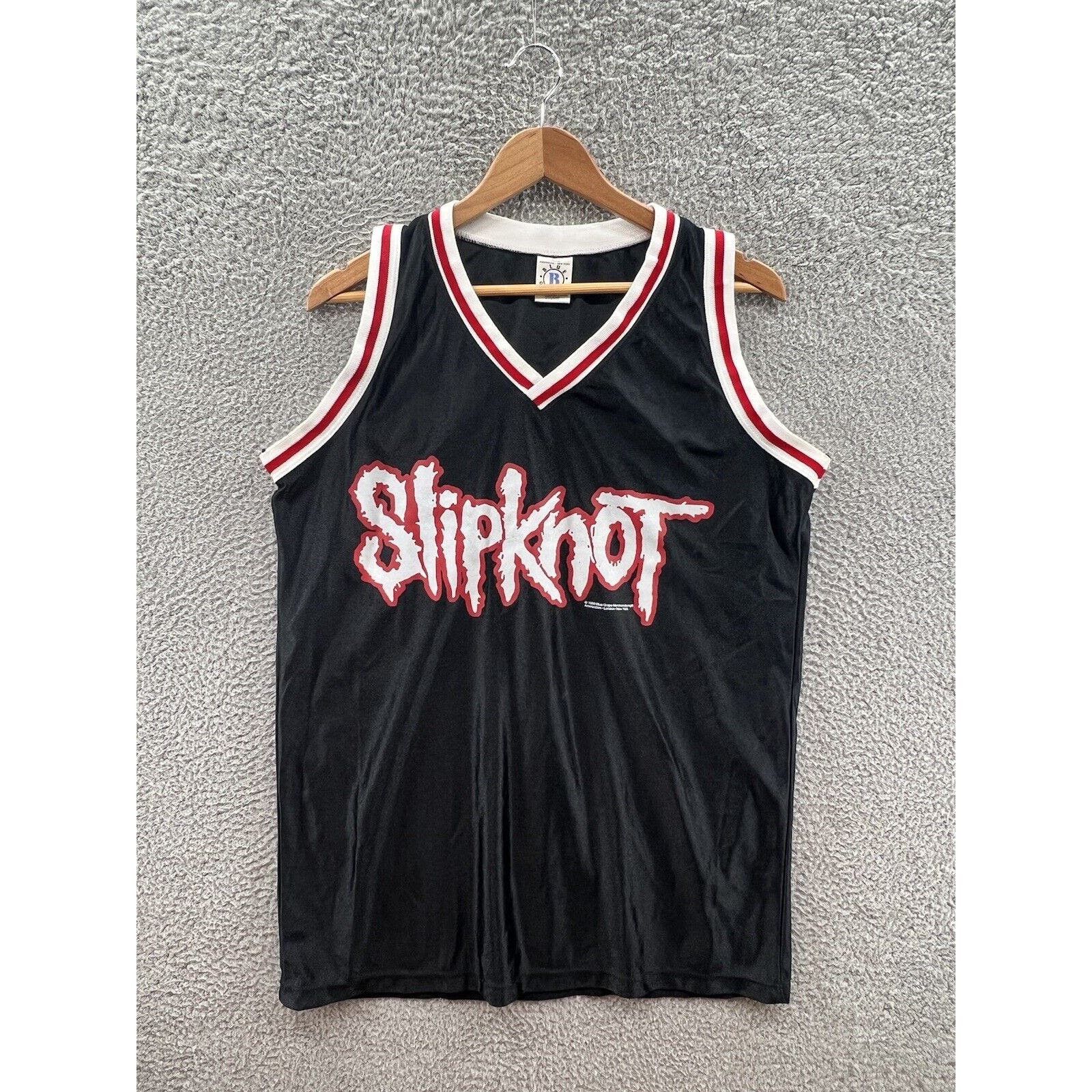 Other Blue Grape Vintage 1999 Slipknot Black Basketball Jersey XL Size XL / US 12-14 / IT 48-50 - 1 Preview