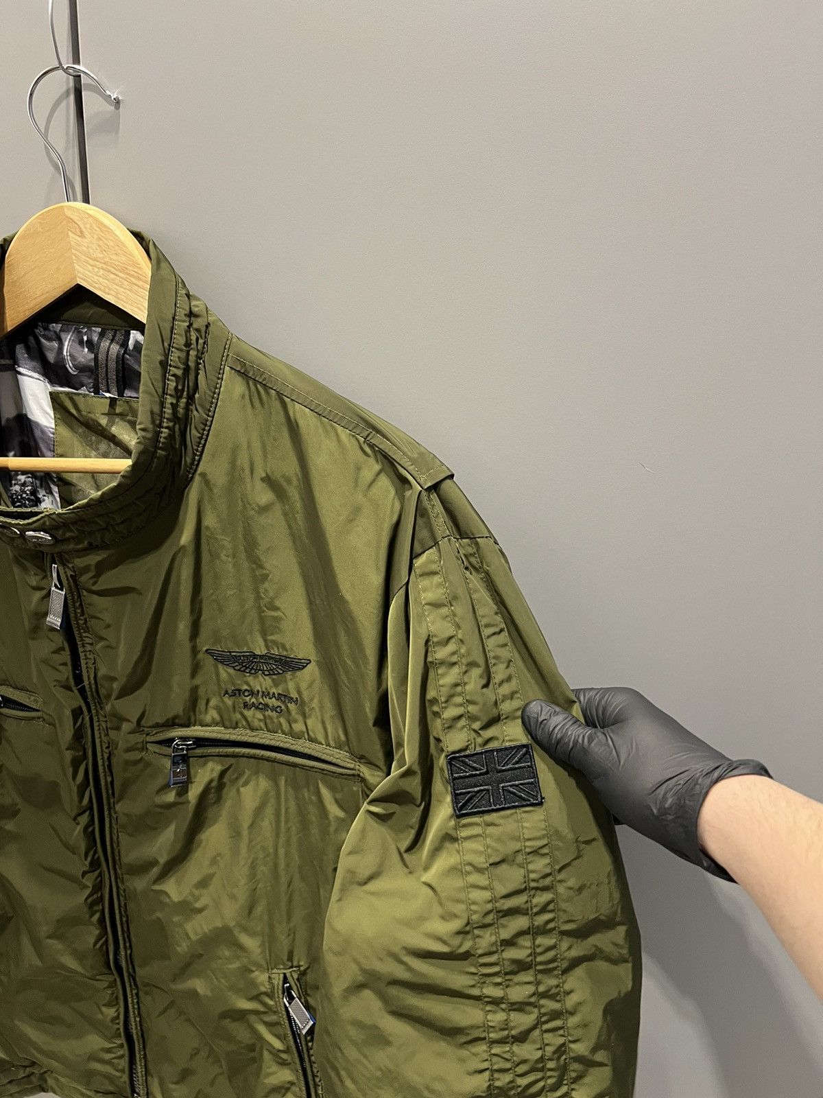 Hackett ASTON MARTIN RACING HACKETT LONDON JACKET KHAKI NYLON XL Size US XL / EU 56 / 4 - 3 Thumbnail