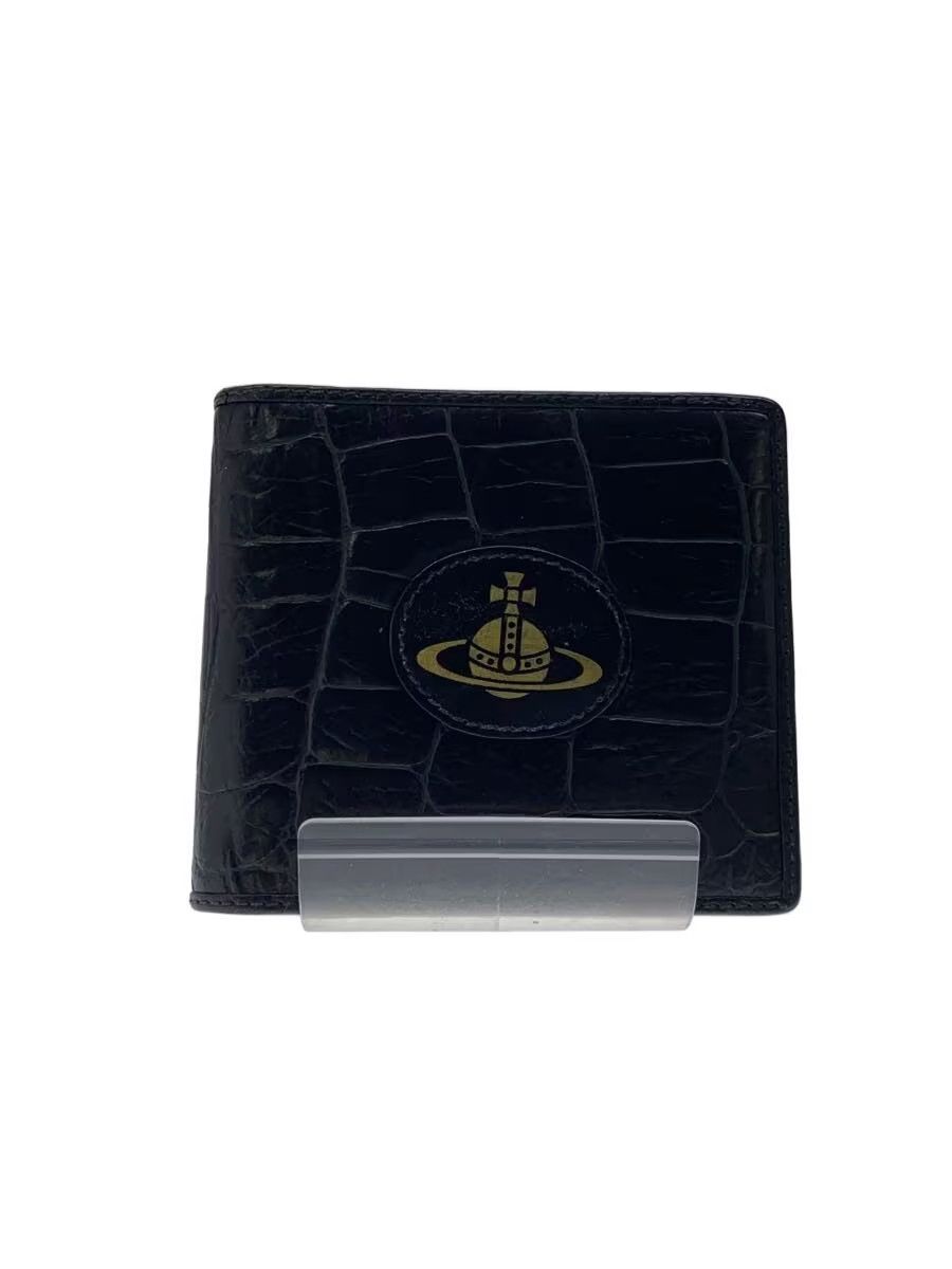 Vivienne Westwood Crocodile Embossed Orb Leather Wallet Size ONE SIZE - 1 Thumbnail