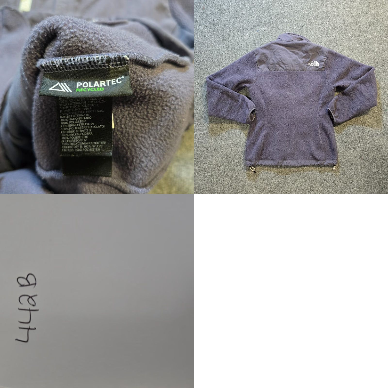 The North Face The North Face Denali Jacket Womens XS Gray Fleece Polartec Full Zip Capsule Size XS / US 0-2 / IT 36-38 - 8 Thumbnail