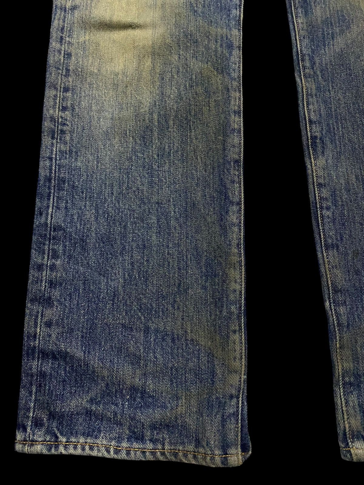 Levi's Vintage Clothing Levis Y2K Big E Mud Wash Distressed Slim Jeans Size US 31 - 7 Thumbnail