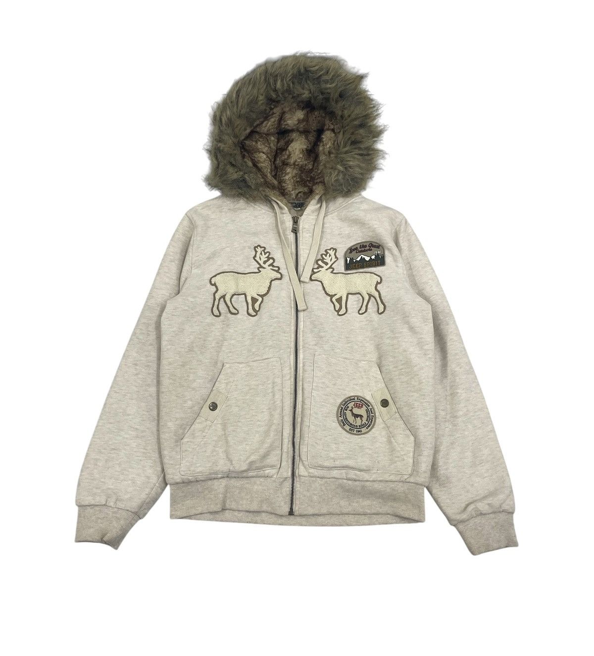 If Six Was Nine × Jeep Jeep Hoodie Quilted Fur Hoodie Size US S / EU 44-46 / 1 - 1 Thumbnail