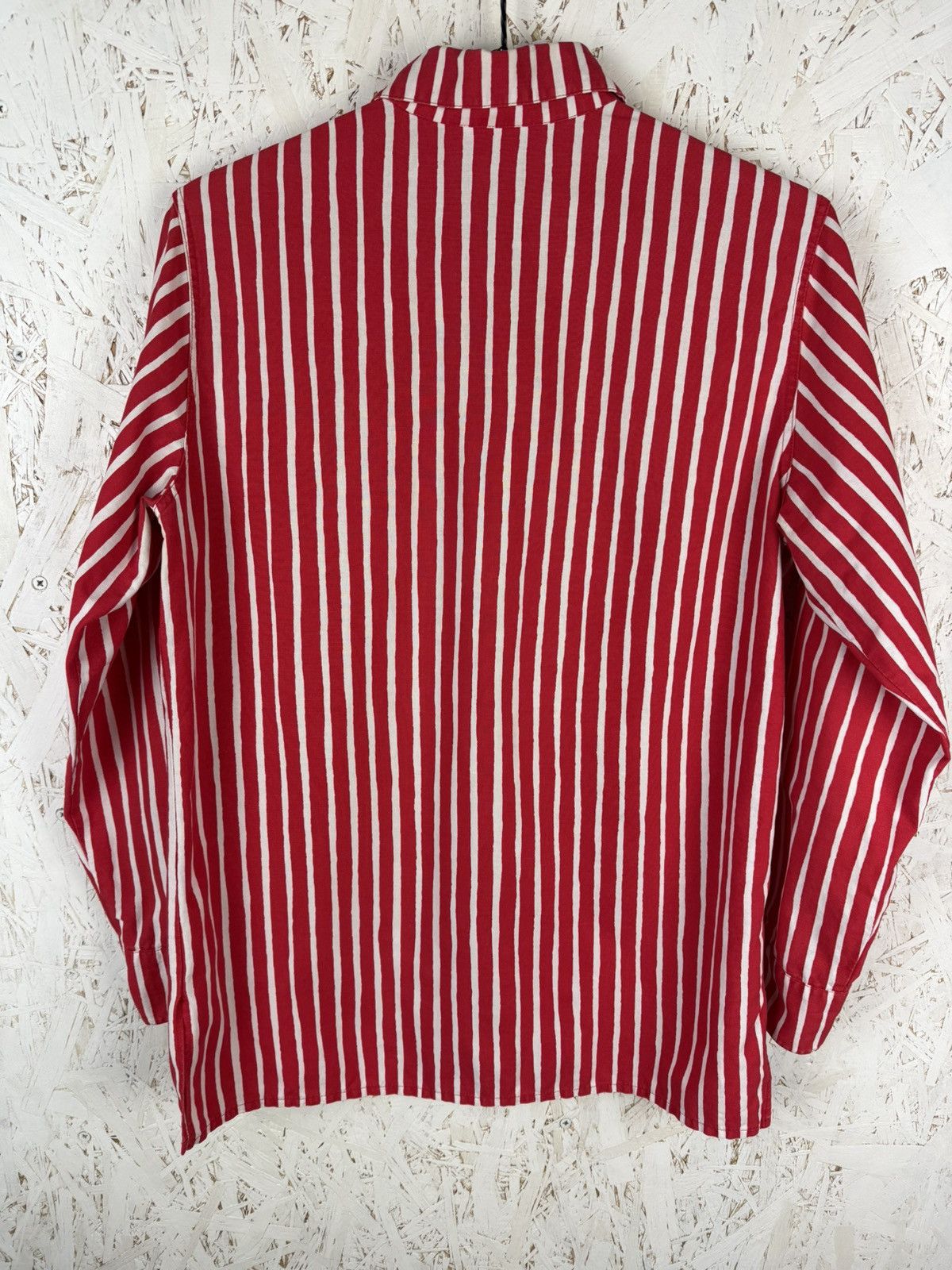 Marimekko Vintage Marimekko Jokapoika Metal Button Red Dress Shirt S Size US S / EU 44-46 / 1 - 5 Thumbnail