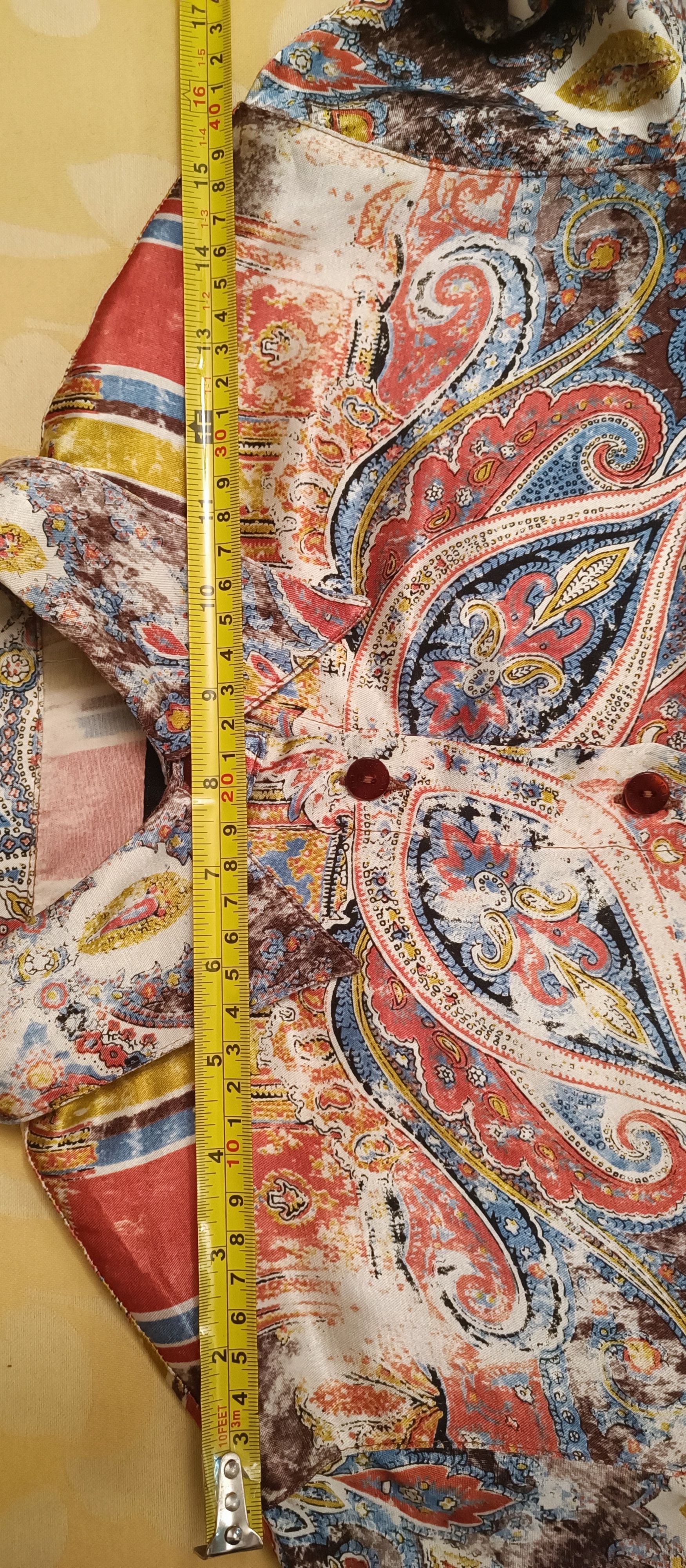 Jean Paul Gaultier Multicolor satin fabric shirt Size L / US 10 / IT 46 - 23 Thumbnail