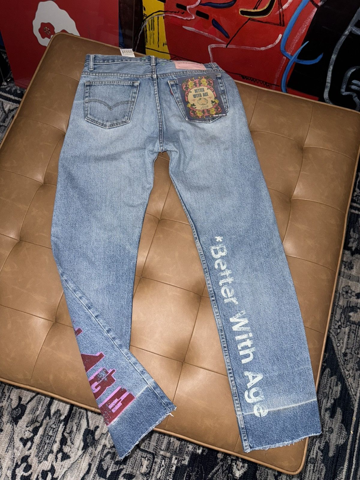 Better With Age Better with age logo jeans Size US 32 / EU 48 - 6 Thumbnail