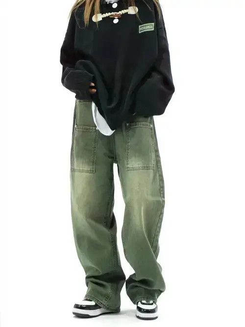 Designer baggy skate hiphop cargo pants Size US 32 / EU 48 - 1 Thumbnail