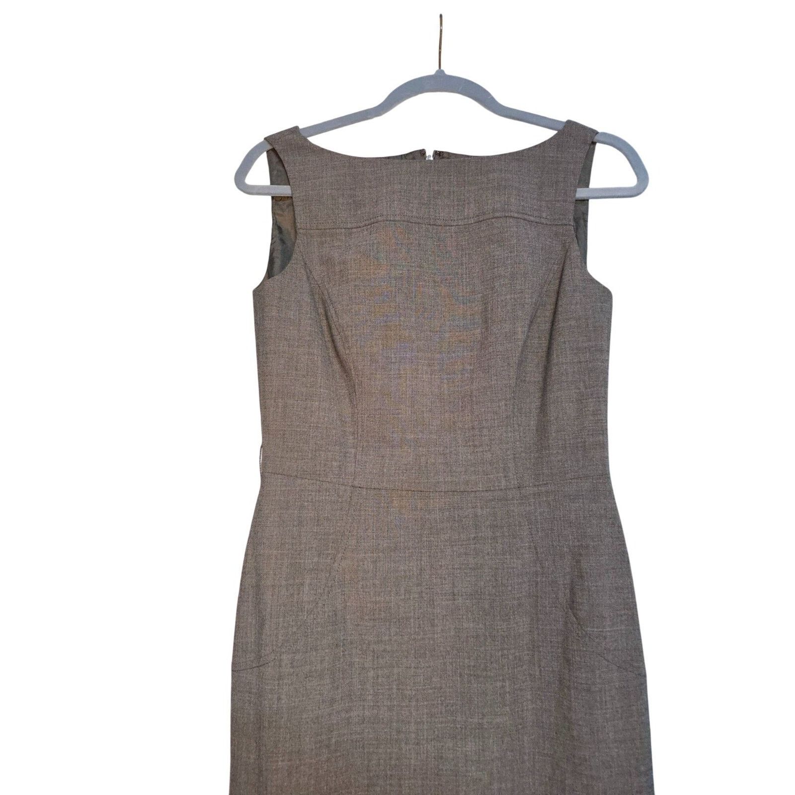 Antonio Marras Antonio Melani Women Pencil Dress Gray Sleeveless size 2 Size XS / US 0-2 / IT 36-38 - 4 Thumbnail