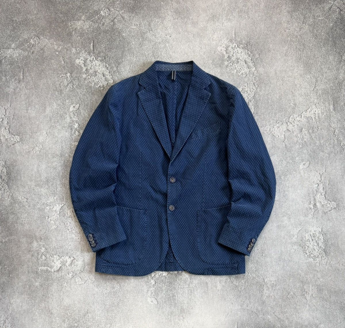 L.B.M. 1911 L.B.M. 1911 tailored cotton dotted blazer casual jacket Size 50R - 1 Thumbnail