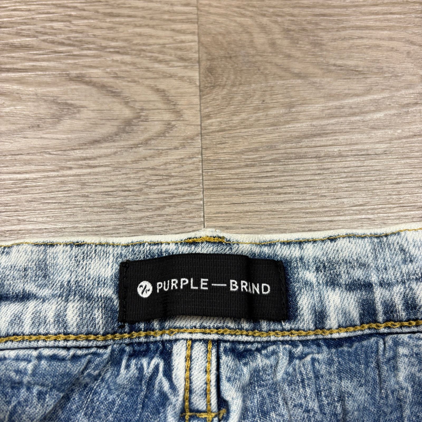 Purple Brand Purple Brand P002 Slim Acid Wash Jeans Men's 32x33 Size US 32 / EU 48 - 6 Thumbnail