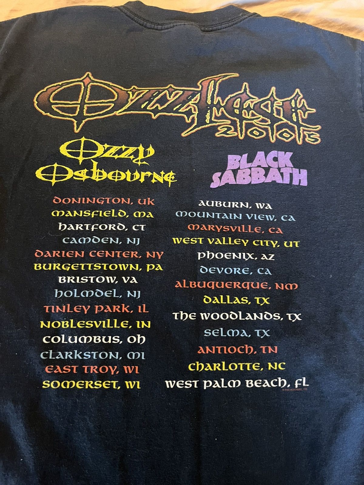 Other Vintage Ozzfest 2005 Tour T-Shirt Size M Size US M / EU 48-50 / 2 - 4 Thumbnail