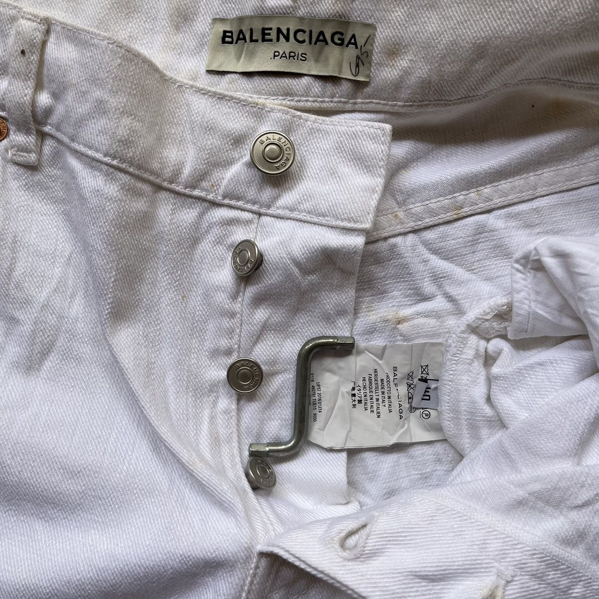 Balenciaga Balenciaga White Jeans Size US 32 / EU 48 - 3 Thumbnail