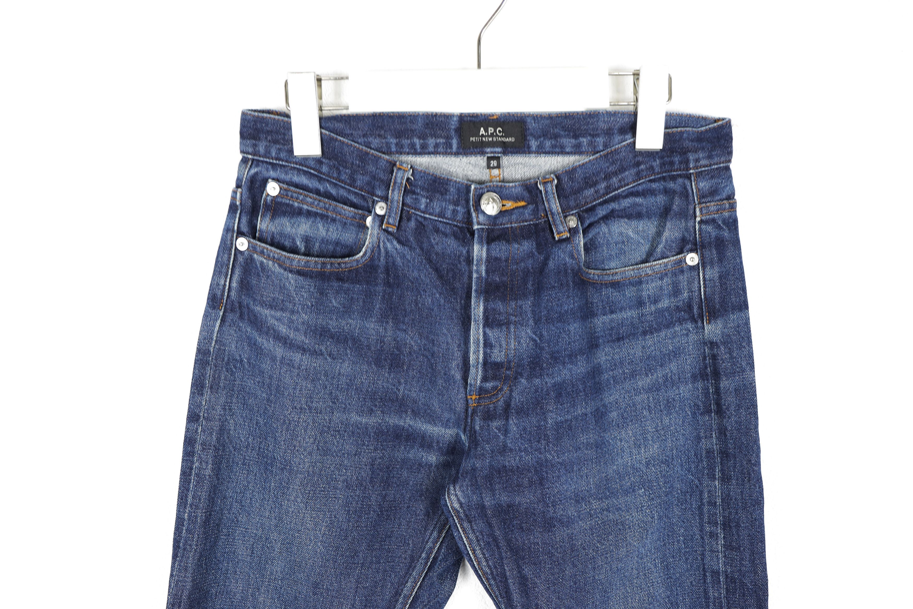 A.P.C. A.P.C. Petite New Standard Blue Indigo Denim Selvedge Jeans Size US 29 - 2 Thumbnail
