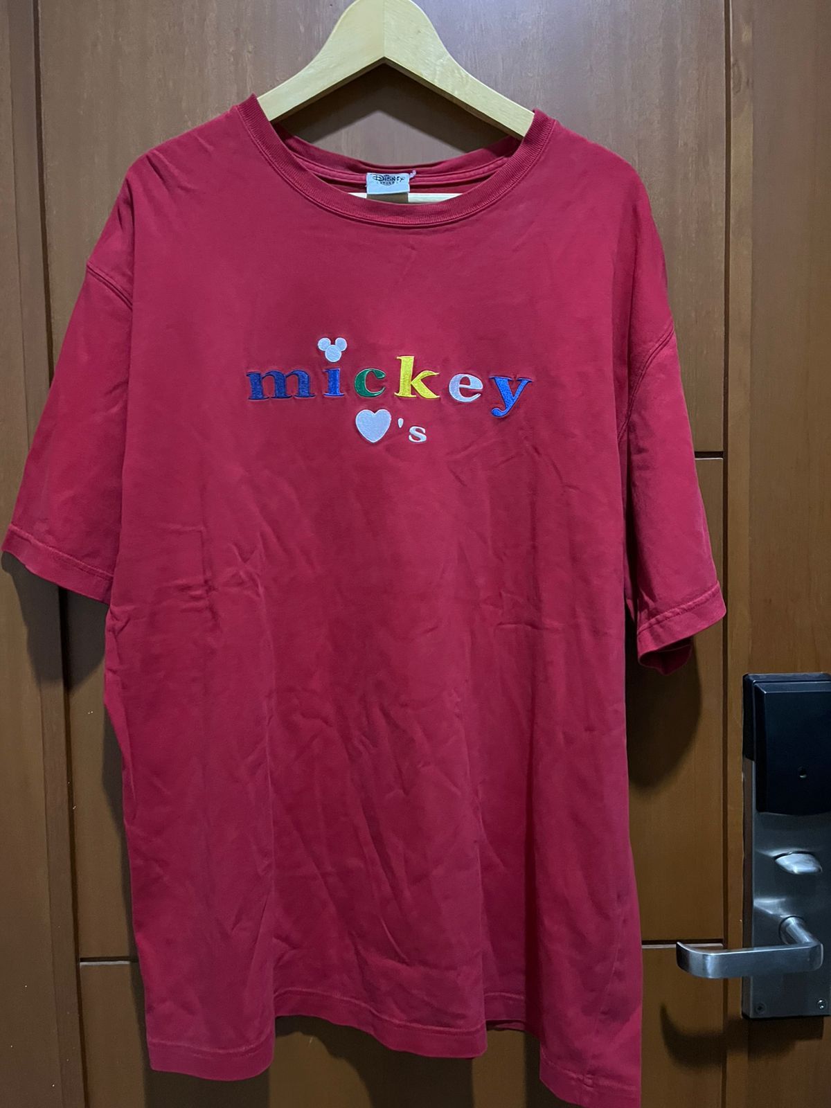 Disney × Mickey Mouse vintage disney mickey mouse word embroidery tee tshirt Size US XL / EU 56 / 4 - 2 Thumbnail