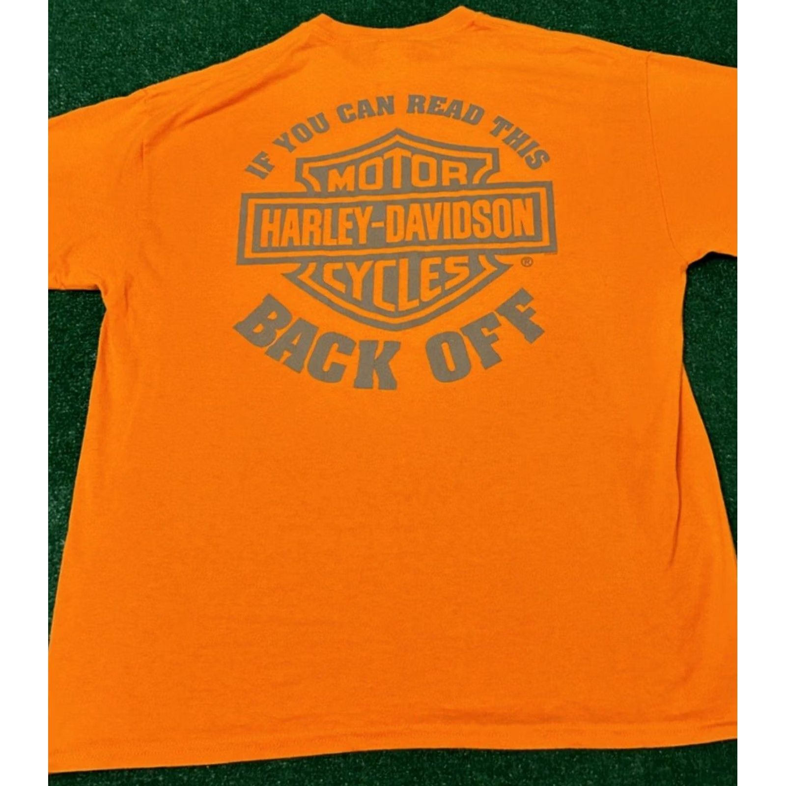 Harley Davidson VINTAGE Harley Davidson Shirt Mens XL Orange Biker Florida 2016 Y2K VTG Size US XL / EU 56 / 4 - 4 Thumbnail