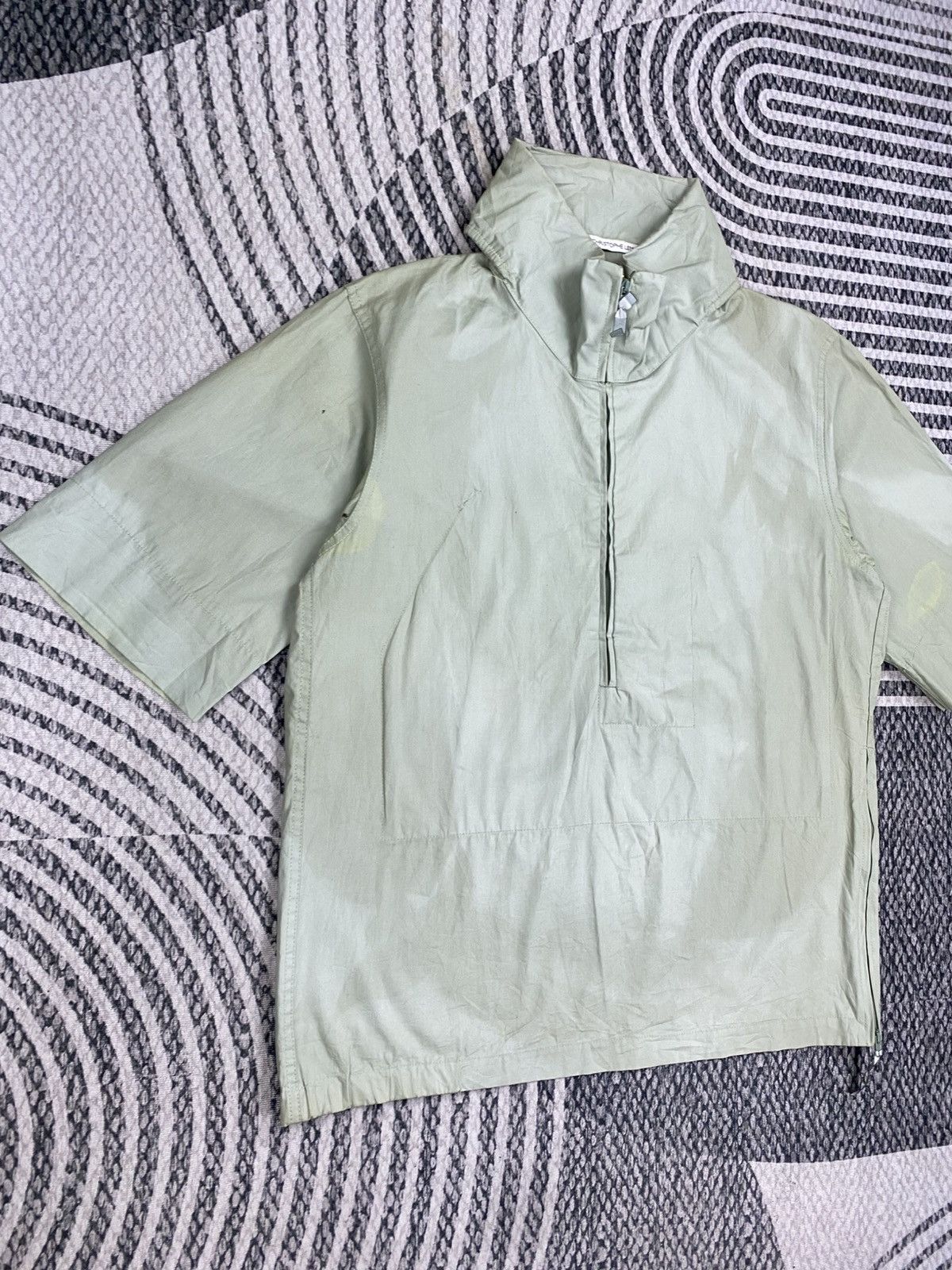 Christophe Lemaire 🔥RARE Vintage Christophe Lemaire Halfzip Mock Neck Shirt Size US M / EU 48-50 / 2 - 3 Thumbnail