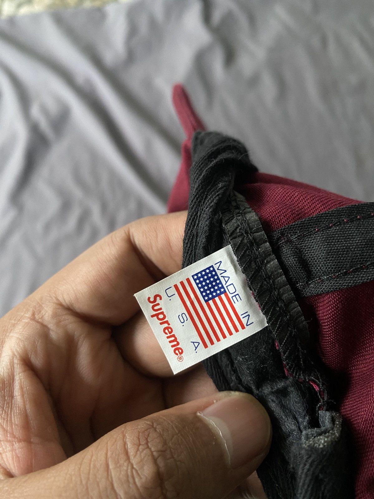 Supreme Supreme Tonal Logo Burgundy 6 panel FW15 Size ONE SIZE - 3 Thumbnail