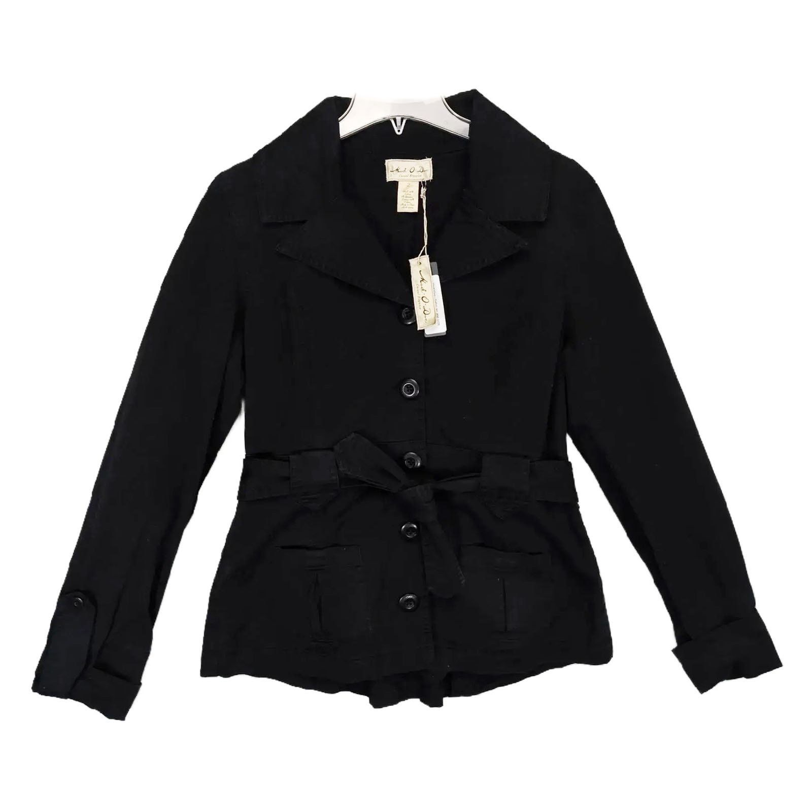 Other NWT Mod O Doc Women's 2 Black Safari Jacket Peacoat Size XS / US 0-2 / IT 36-38 - 1 Thumbnail