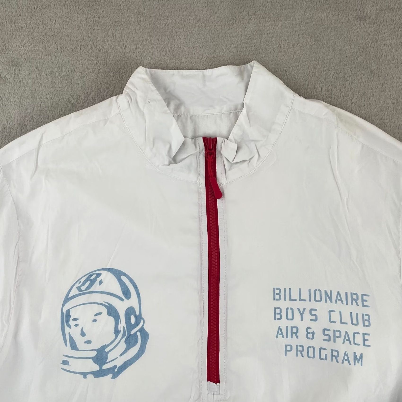 Billionaire Boys Club Billionaire Boys Club Jacket Men Blast L White Pullover Zip Pockets Windbreaker 1/2 Zip All Seasons Athletic Mens Size US L / EU 52-54 / 3 - 3 Thumbnail