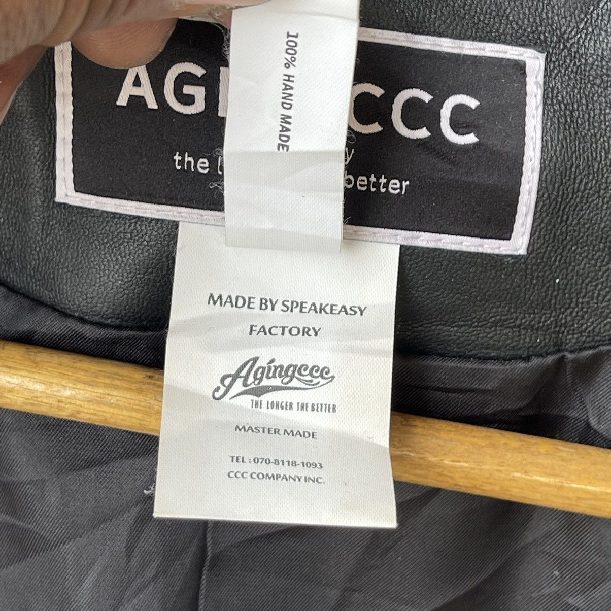 14th Addiction Archive AGINGCCC Lambskin Leather Single Rider Jacket Size US L / EU 52-54 / 3 - 13 Thumbnail