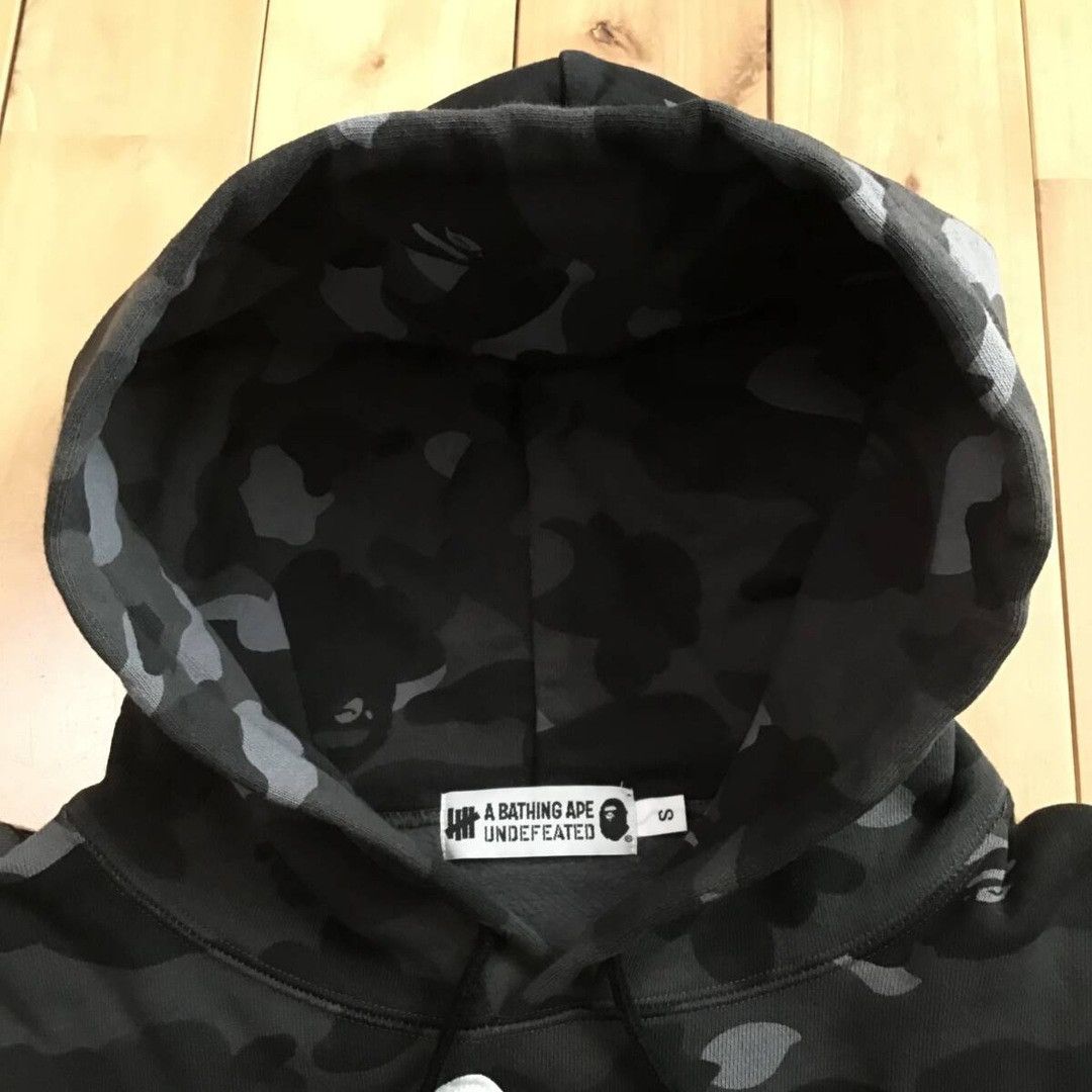 Bape × Undefeated BAPE × Undefeated BIG APE HEAD pullover hoodie Black camo Size US S / EU 44-46 / 1 - 4 Thumbnail